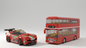 Summer Bundle Deal - Red Car and Red Bus
